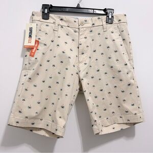 🔹🆕 Dockers Men’s Supreme Flex Ultimate Shorts with Palm Trees